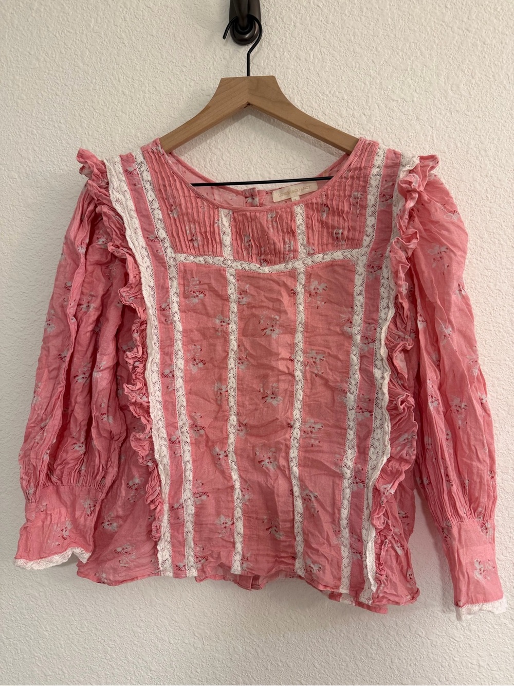 Loveshack Fancy Women’s Floral Blouse